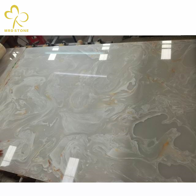 China-Onyx-Fabrik mit weißer Farbe transparentem Stein-Onyx für Haus